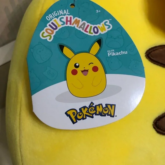 NWT winking Pikachu 10”  Squishmallow - Picture 4 of 4